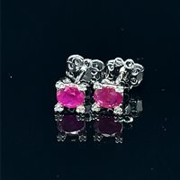 Orecchini Cianfrone Gioielli Donna in Oro Rubino 0.75 Ct OROR-44-198 - OROR-44-198